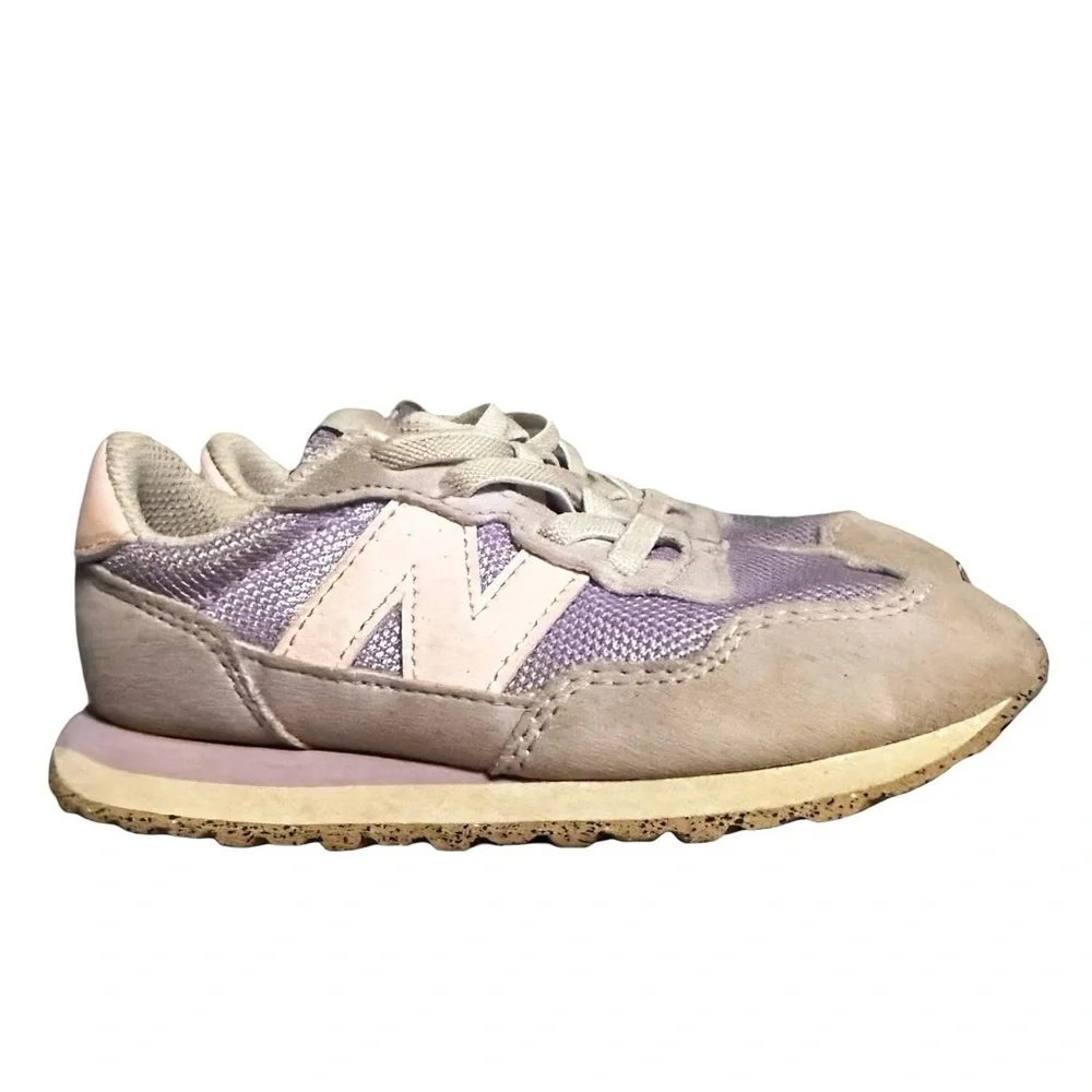 New Balance 237 Slip On Retro Sneaker Toddler Purple Pink Size 10 Toddler